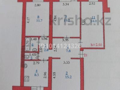4-комнатная квартира · 86 м² · 5/6 этаж, Макаренко 1 — Жубанова за 22.7 млн ₸ в Актобе