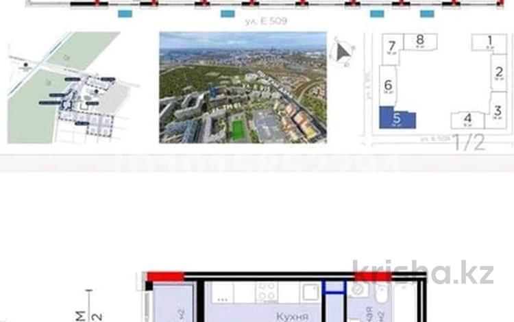 1-комнатная квартира · 35.25 м² · 9/14 этаж, Е 915 19 за 25 млн ₸ в Астане, Есильский р-н — фото 2