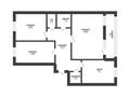 3-комнатная квартира · 79.1 м² · 8/9 этаж, Герасимова за 38 млн ₸ в Костанае — фото 17