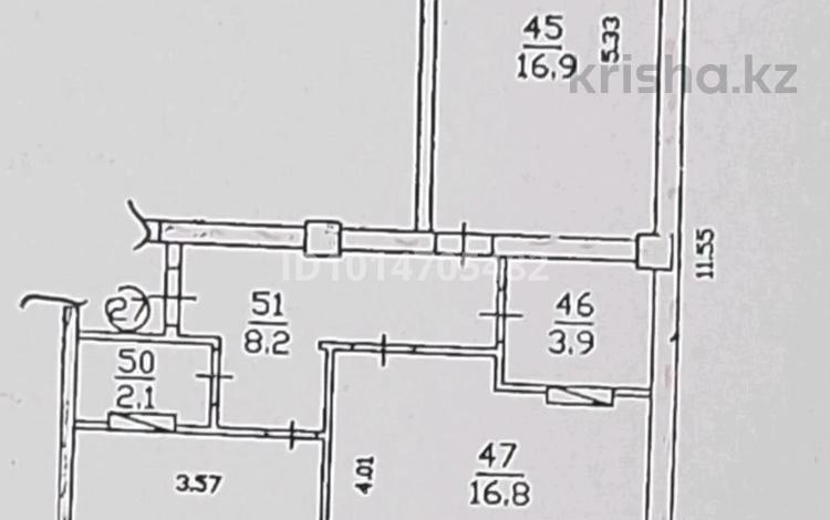 2-бөлмелі пәтер · 62.7 м² · 1/6 қабат, Көкжиек ш/а., бағасы: 35 млн ₸ в Алматы, Жетысуский р-н — фото 2
