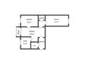 3-комнатная квартира · 52.7 м² · 2/4 этаж, Гоголя 42а за 18.5 млн ₸ в Костанае — фото 7