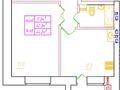 1-комнатная квартира · 44.2 м², мкр. Алтын орда, Батыс-2 251В за ~ 8.8 млн ₸ в Актобе — фото 2