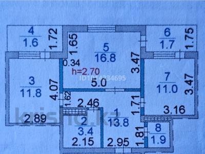 2-комнатная квартира · 62 м² · 4/5 этаж, Пр Сатпаева 147 — Школы за 15 млн ₸