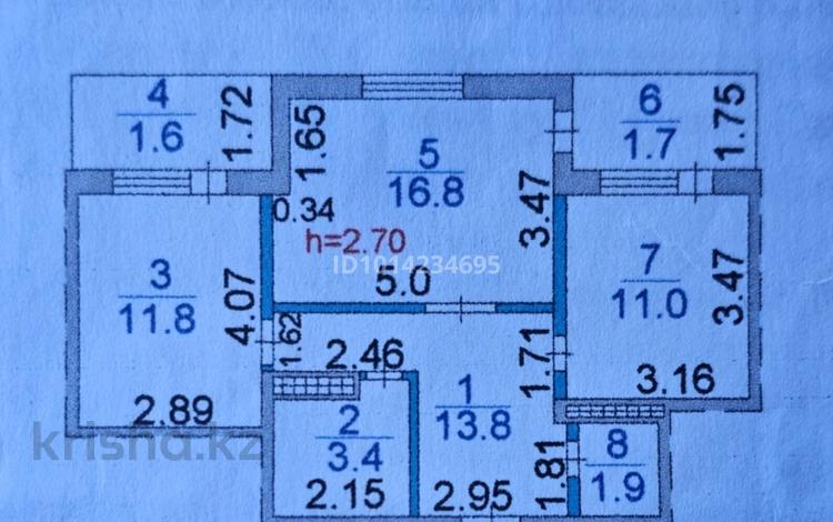 2-комнатная квартира · 62 м² · 4/5 этаж, Пр Сатпаева 147 — Школы за 15 млн ₸ — фото 2