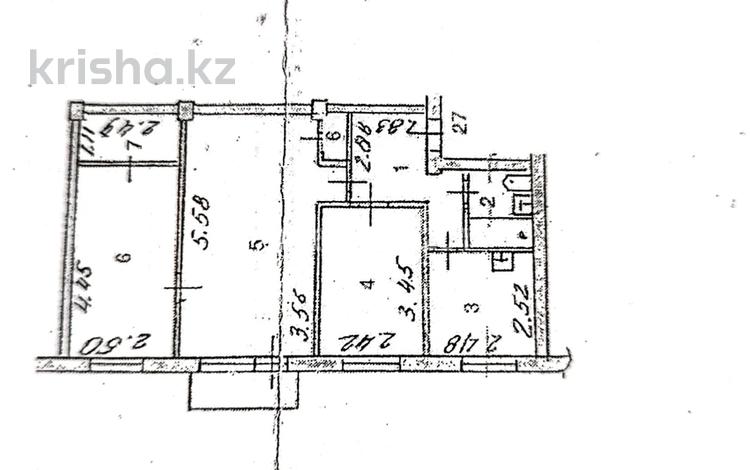 3-комнатная квартира, 55.4 м², 2/5 этаж, пр. Нурсултана Назарбаева 27/1 — остановка 45 аптека за ~ 18.1 млн 〒 в Усть-Каменогорске, Ульбинский — фото 3