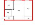 2-бөлмелі пәтер · 44.4 м² · 5/5 қабат, ул. Чернышевского 95, бағасы: 6.5 млн ₸ в Темиртау — фото 2