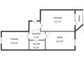 2-бөлмелі пәтер, 54.5 м², 5/9 қабат, Нур Актобе, Нур Актобе, 1 мкр 200/1, бағасы: 13.5 млн 〒 — фото 11