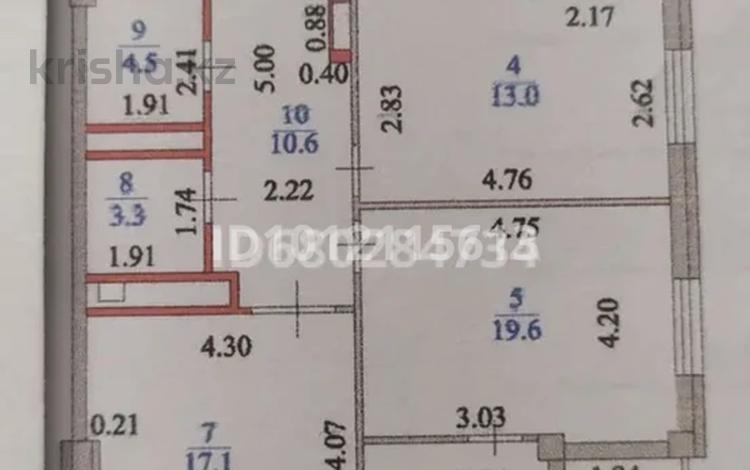 4-комнатная квартира · 130 м² · 5/12 этаж, Нажимеденова 34а за 80 млн ₸ в Астане, Сарайшык р-н — фото 2