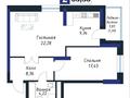 1-комнатная квартира · 18.5 м² · 2/19 этаж, Улы дала 52б — Байтурсынова за ~ 8.3 млн ₸ в Астане, Сарайшык р-н — фото 6