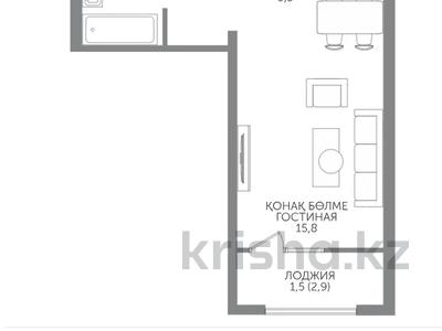 1-комнатная квартира · 30 м² · 8/12 этаж, Райымбека за ~ 26.2 млн ₸ в Алматы, Алмалинский р-н