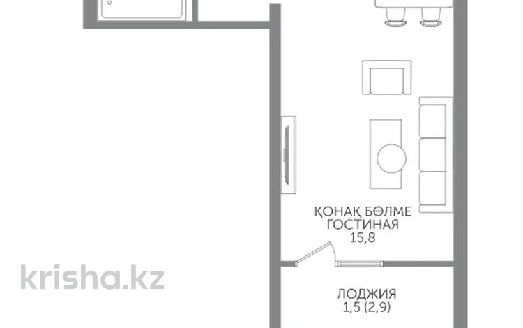 1-комнатная квартира · 30 м² · 8/12 этаж, Райымбека за ~ 26.2 млн ₸ в Алматы, Алмалинский р-н — фото 8
