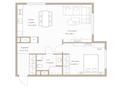 2-бөлмелі пәтер · 68.5 м² · 10/16 қабат, Кулманова 117а — Ерниязова, бағасы: 41 млн ₸ в Атырау — фото 5