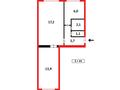 2-бөлмелі пәтер · 44.7 м² · 1/5 қабат, Пришахтинск, 23й микрорайон 31, бағасы: 12 млн ₸ в Караганде, Алихана Бокейханова р-н — фото 9