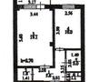 1-бөлмелі пәтер · 41.7 м² · 4/9 қабат, Сауран 4, бағасы: 26 млн ₸ в Астане, Есильский р-н — фото 13