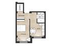 1-комнатная квартира · 33.88 м², Жангозина 61Б за ~ 11.5 млн 〒 в Каскелене — фото 2