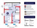 2-бөлмелі пәтер · 51.81 м² · 2/6 қабат, ​Гажайып микрорайон, бағасы: 39.5 млн ₸ в Алматы, Алатауский р-н