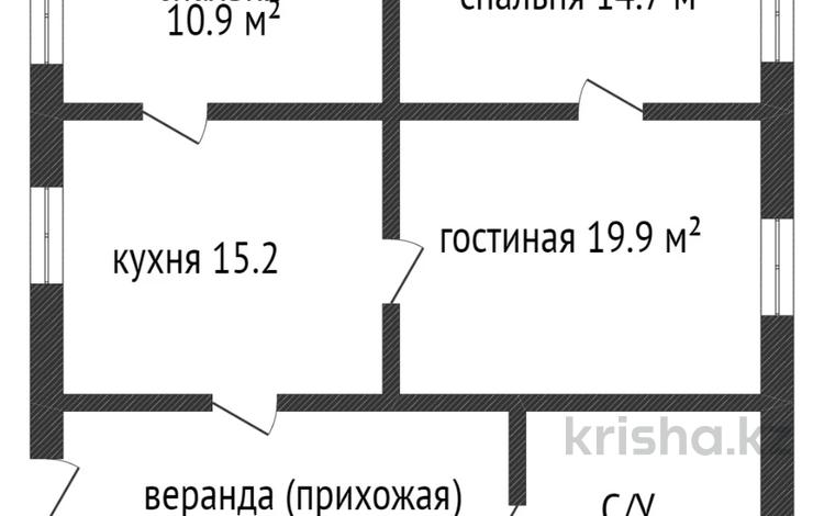 Отдельный дом • 3 комнаты • 60 м² • 5.5 сот., Мамыр 12а за 10 млн 〒 в Кокшетау — фото 19