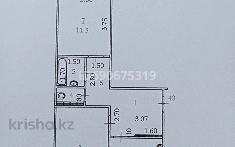 2-комнатная квартира, 54 м², 4/5 этаж, мкр 11 — Напротив керуен сити за 19.5 млн 〒 в Актобе, мкр 11 — фото 2