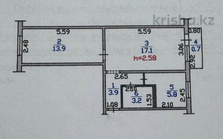 2-комнатная квартира · 44.6 м² · 3/4 этаж, Байкадамова — Абиша Кекилбайулы за 34 млн ₸ в Алматы, Бостандыкский р-н — фото 2