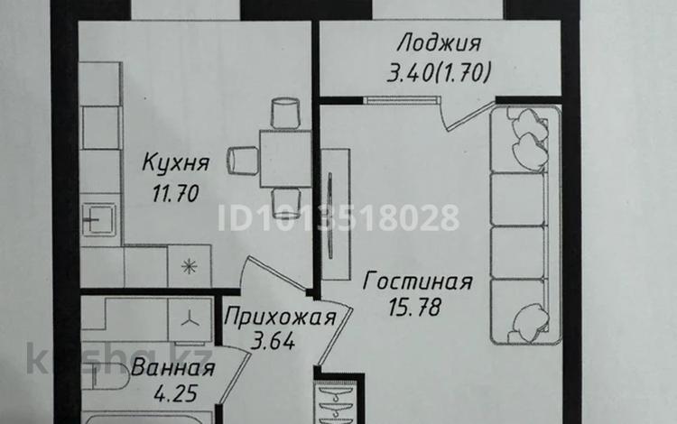 1-комнатная квартира · 37 м² · 7/9 этаж, Улы Дала 38/1 за 26.5 млн ₸ в Астане, Нура р-н — фото 2