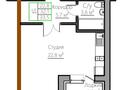 1-комнатная квартира · 33.5 м² · 3/5 этаж, Киснеревых 93 за ~ 12.7 млн ₸ в Бурабае