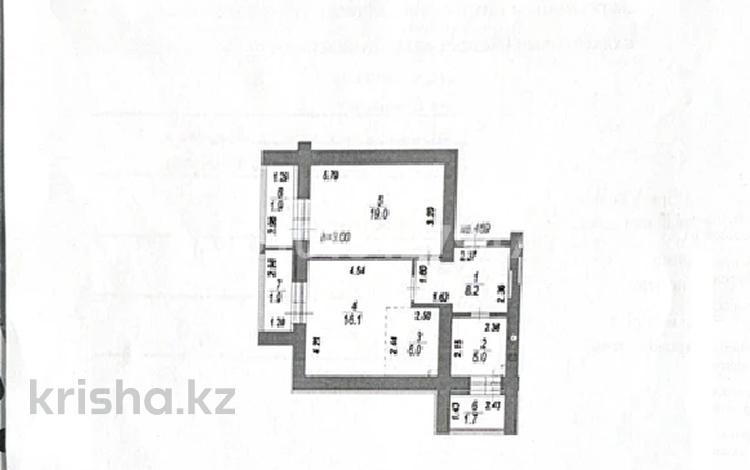 2-комнатная квартира · 60 м² · 7/12 этаж, ​Улица Шамши Калдаяков, 46 46 за 24.9 млн ₸ в Астане, Сарайшык р-н — фото 19