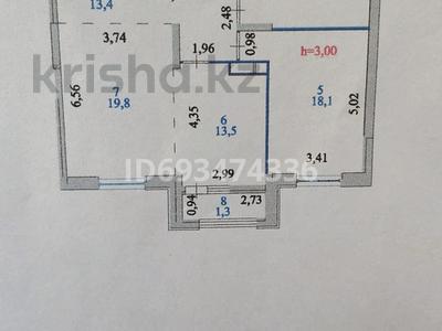 3-комнатная квартира, 88 м², 3/9 этаж, Храпатый 12 за 70 млн 〒 в Астане, Алматы р-н