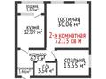2-комнатная квартира · 60.8 м² · 6/6 этаж, Юбилейный за 24.2 млн ₸ в Костанае — фото 7