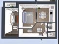 2-комнатная квартира · 72.2 м² · 1/9 этаж, мкр. Алтын орда 25 за 25 млн ₸ в Актобе — фото 3