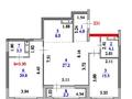 3-бөлмелі пәтер · 86.3 м² · 9/9 қабат, Турар Рыскулов 3, бағасы: 85 млн ₸ в Астане, Есильский р-н — фото 3