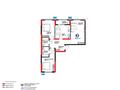 3-бөлмелі пәтер · 94 м² · 2/9 қабат, Рыскулова, бағасы: 56.5 млн ₸ в Шымкенте, Аль-Фарабийский р-н