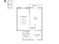 1-комнатная квартира · 60 м² · 2/3 этаж, Мкр. Таусамалы 49/1 — ул. Арман 5 за ~ 58.6 млн ₸ в Алматы, Наурызбайский р-н — фото 2