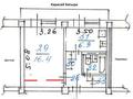 1-бөлмелі пәтер, 33 м², 2/5 қабат, Карасай Батыра 25 — Достык, бағасы: 45 млн 〒 в Алматы, Медеуский р-н — фото 13