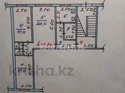 3-комнатная квартира · 57.1 м² · 1/4 этаж, По. Республики за 21 млн ₸ в Шымкенте