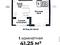 1-комнатная квартира · 41.25 м² · 9/14 этаж, Шамши Калдаяков 16 за 28.4 млн 〒 в Астане, Сарайшык р-н