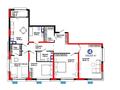 4-бөлмелі пәтер · 135.03 м², мкр Акжайык, Толеметова, бағасы: ~ 73.5 млн ₸ в Шымкенте, Абайский р-н — фото 3