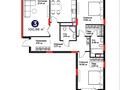 3-комнатная квартира · 101 м² · 5 этаж, Турар Рыскулова 18/6 за ~ 64 млн ₸ в Астане, Есильский р-н — фото 2