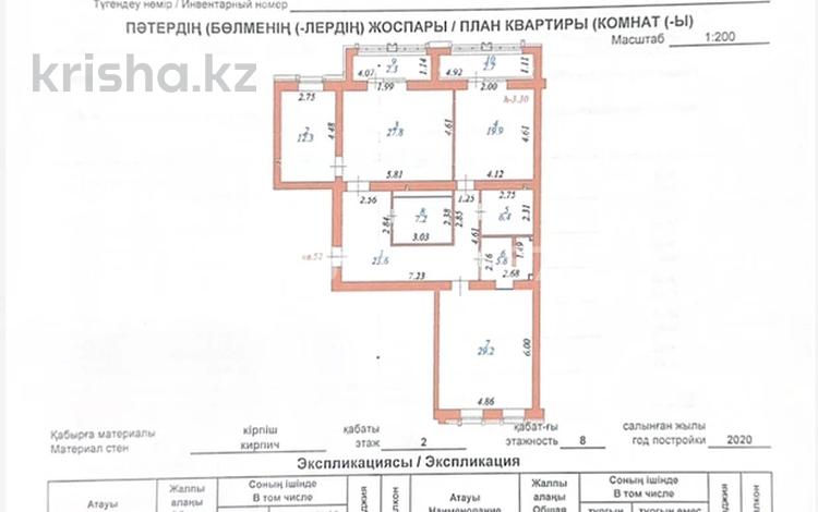 3-комнатная квартира · 139 м² · 2/8 этаж, Умай Ана 15 за 135 млн ₸ в Астане, Есильский р-н — фото 2