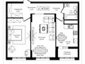 2-комнатная квартира · 70 м² · 4/12 этаж, Анет Баба 4 за 55 млн ₸ в Астане, Нура р-н — фото 3