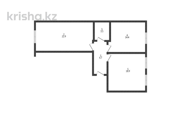 2-бөлмелі пәтер · 66.4 м² · 3/5 қабат, 19-ш/а. 38, бағасы: 21.5 млн ₸ в Актау, 19-й мкр — фото 19