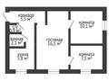 3-комнатная квартира, 47.6 м², 1/5 этаж, есет батыра за 14 млн 〒 в Актобе — фото 11
