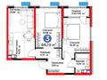 3-бөлмелі пәтер · 66.13 м², Туркия 3/1, бағасы: ~ 32.3 млн ₸ в Шымкенте, Абайский р-н — фото 3