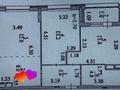 2-бөлмелі пәтер · 58 м² · 6/9 қабат, Туран 57/4 — Туран - Бухар жырау, бағасы: 44.5 млн ₸ в Астане, Нура р-н — фото 18
