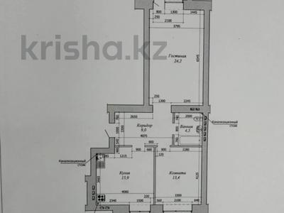 2-комнатная квартира, 72 м², 7/9 этаж, мкр. Алтын орда, Алия Молдагуловой за 21 млн 〒 в Актобе, мкр. Алтын орда