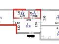 2-комнатная квартира · 68 м² · 24/25 этаж, Тауелсиздик за 32 млн ₸ в Астане, Алматы р-н