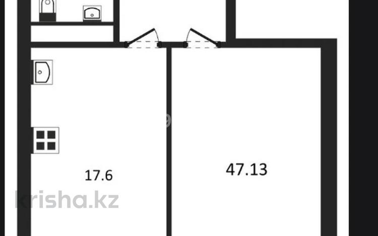 2-комнатная квартира, 47 м², 4/12 этаж, мкр Акбулак, Момышулы 100 за 20 млн 〒 в Алматы, Алатауский р-н — фото 2