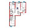 3-комнатная квартира · 85.7 м², Туркия 3/1 за ~ 37.7 млн ₸ в Шымкенте, Абайский р-н — фото 3