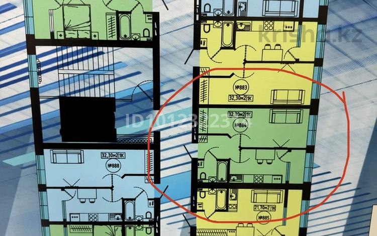 1-комнатная квартира · 32.3 м² · 6/10 этаж, Е-128 2 за 13 млн ₸ в Астане — фото 2