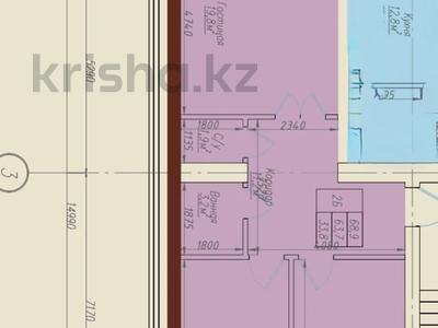 2-комнатная квартира · 68.9 м² · 8/10 этаж, Еркина Ауельбекова 120Б за 26.1 млн 〒 в Кокшетау