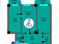 2-бөлмелі пәтер · 79 м² · 2/16 қабат, 15-ш/а. 65, бағасы: 31 млн ₸ в Актау, 15-й мкр — фото 4